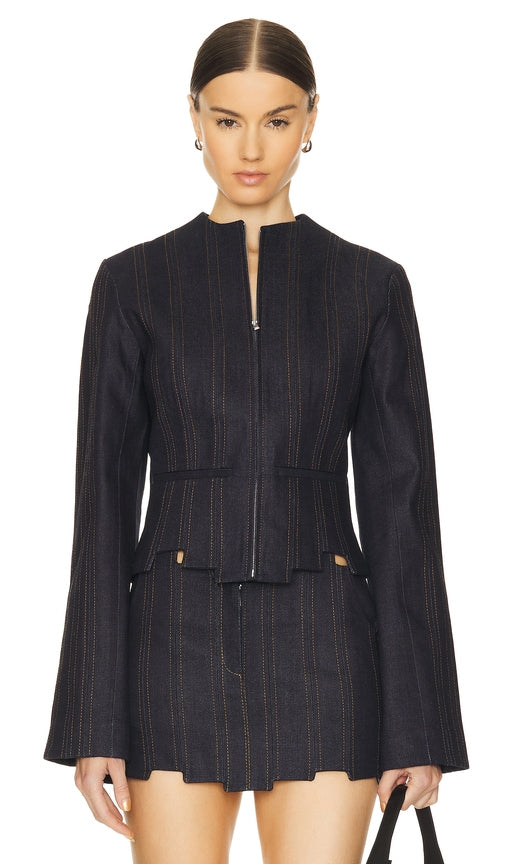 Aya Muse Nile Jacket in Blue