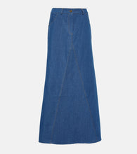 Aya Muse Pilla low-rise denim maxi skirt - Aya Muse Pilla 低腰牛仔长裙