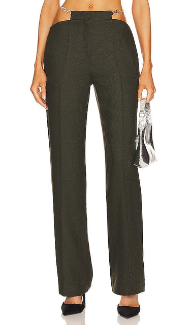Aya Muse Pomo Pants in Green - Pantalon Pomo Aya Muse en vert - Aya Muse Pomo 绿色长裤 - Aya Muse Pomo Hose in Grün - Aya Muse 포모 팬츠 - Pantaloni Aya Muse Pomo in verde