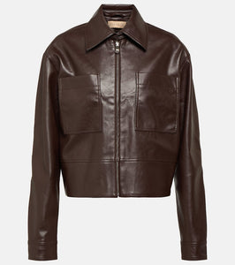 Aya Muse Tolobu faux leather jacket