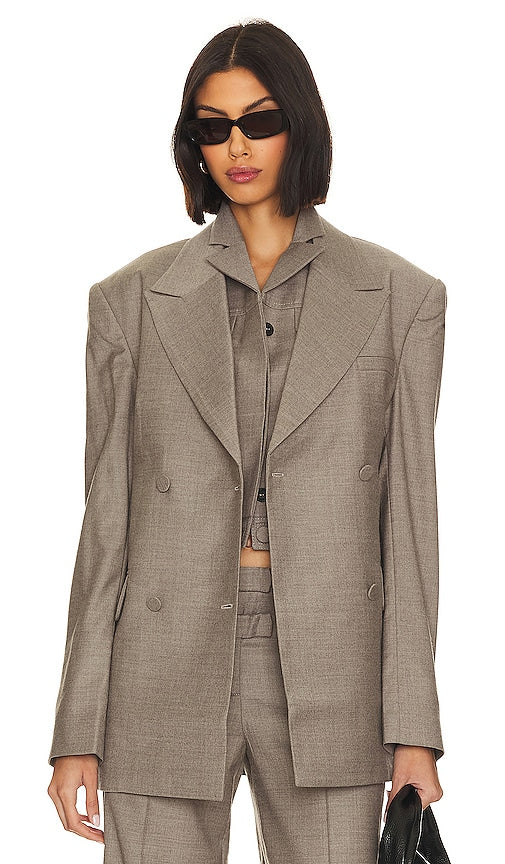 Aya Muse Tullia Blazer in Grey - Aya Muse Tullia Blazer en gris - Aya Muse Tullia 灰色西装外套 - Aya Muse Tullia Blazer in Grau - Aya Muse Tullia 블레이저 그레이 색상 - Blazer Aya Muse Tullia in grigio