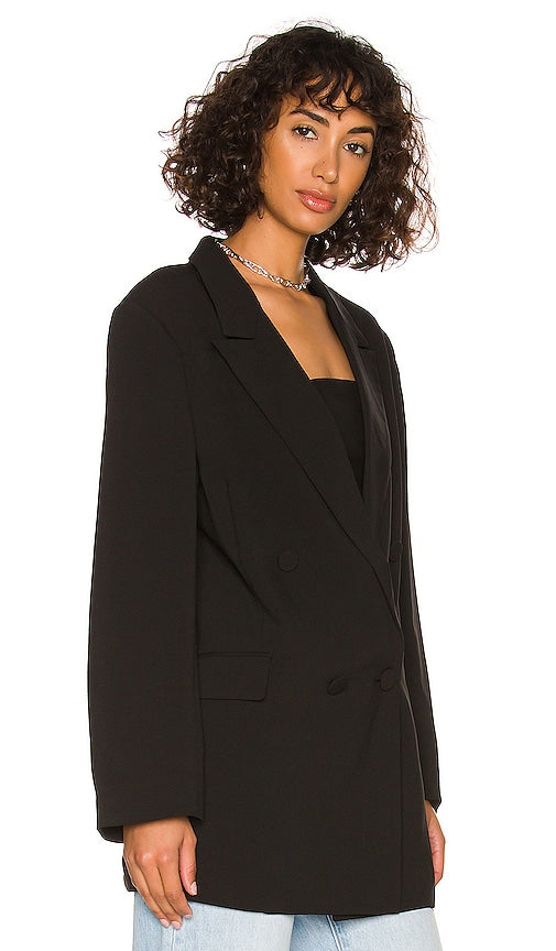 Bardot The Oversized Blazer in Black