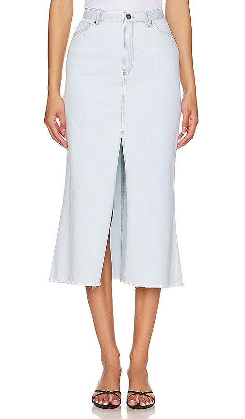 Bardot Lui Denim Skirt in Blue