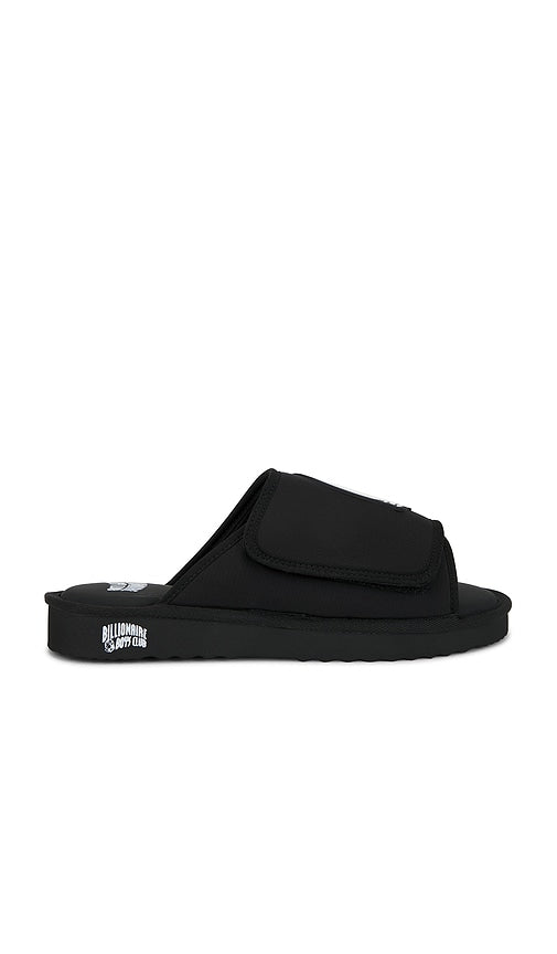 Billionaire Boys Club Astrowalker Slides in Black | Men's Sandals & Slides in Black