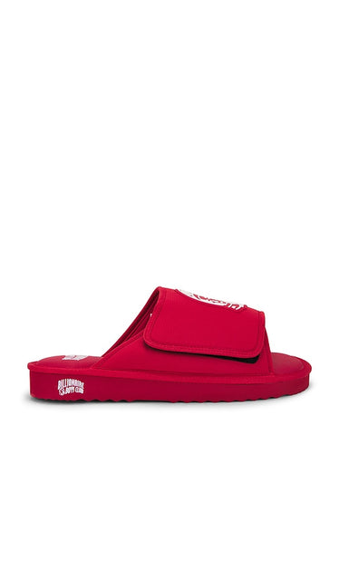 Billionaire Boys Club Astrowalker Slide in Red | Men's Sandals & Slides in Red