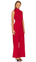 BCBGMAXAZRIA Tie Back Jumpsuit in Red