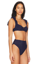 BEACH RIOT Blair Bikini Top in Navy