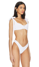 BEACH RIOT Blair Bikini Top in White
