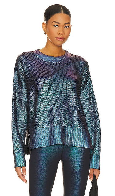 BEACH RIOT Callie Sweater in Blue - BEACH RIOT Pull Callie en Bleu - BEACH RIOT Callie 蓝色毛衣 - BEACH RIOT Callie Pullover in Blau - BEACH RIOT 캘리 스웨터블루 색상 - BEACH RIOT Maglione Callie in blu