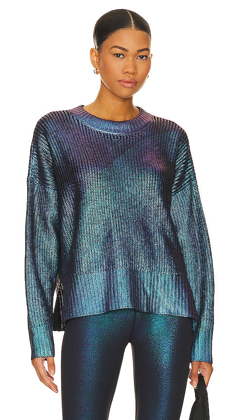BEACH RIOT Callie Sweater in Blue - BEACH RIOT Pull Callie en Bleu - BEACH RIOT Callie 蓝色毛衣 - BEACH RIOT Callie Pullover in Blau - BEACH RIOT 캘리 스웨터블루 색상 - BEACH RIOT Maglione Callie in blu