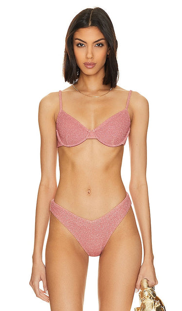 BEACH RIOT Camilla Bikini Top in Pink - BEACH RIOT Haut de bikini Camilla en rose - BEACH RIOT Camilla 粉色比基尼上衣 - BEACH RIOT Camilla Bikinioberteil in Rosa - BEACH RIOT Camilla 비키니 탑 핑크 색상 - BEACH RIOT Top bikini Camilla in rosa