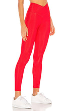BEACH RIOT Cara Rib Legging in Red