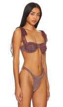 BEACH RIOT Drea Bikini Top in Brown