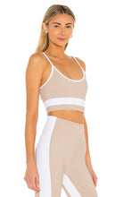 BEACH RIOT Eva Sports Bra in Taupe