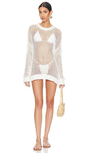 BEACH RIOT Hilary Sweater in White - BEACH RIOT Pull Hilary en Blanc - BEACH RIOT Hilary 白色毛衣 - BEACH RIOT Hilary Pullover in Weiß - BEACH RIOT 힐러리 스웨터화이트 색상 - Maglione Hilary BEACH RIOT in bianco