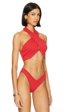 BEACH RIOT Jessica Bikini Top in Red