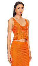 BEACH RIOT Leigh Top in Orange