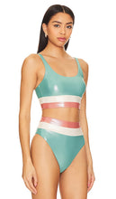BEACH RIOT Mackenzie Bikini Top in Green