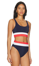 BEACH RIOT Mackenzie Bikini Top in Navy