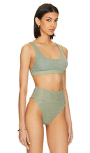 BEACH RIOT Peyton Bikini Top in Sage