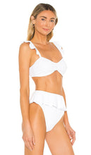 BEACH RIOT Poppy Bikini Top in White