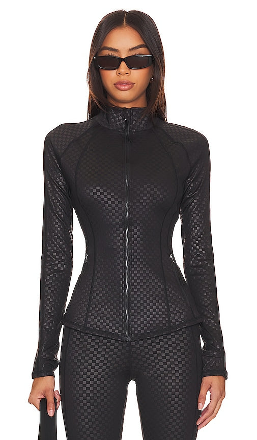 BEACH RIOT Reina Running Jacket in Black