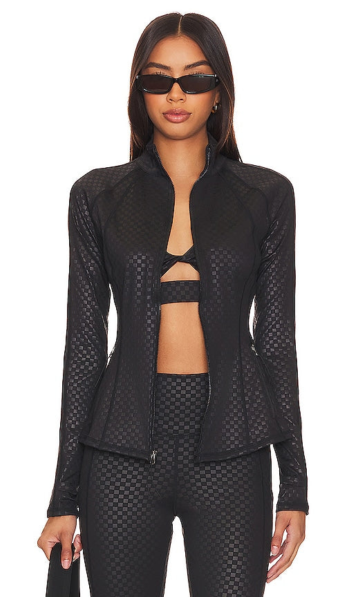 BEACH RIOT Reina Running Jacket in Black