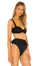 BEACH RIOT Sophia Bikini Top in Black