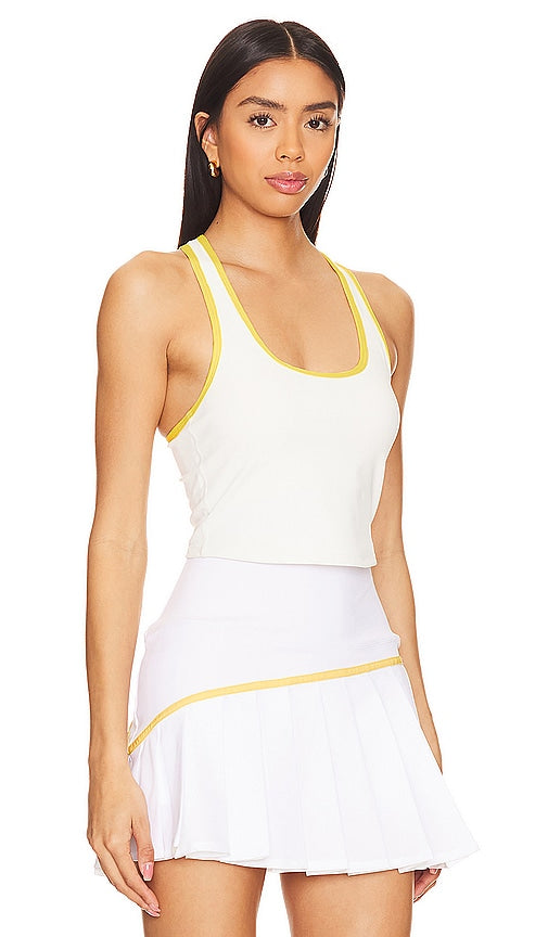BEACH RIOT Yara Top in White