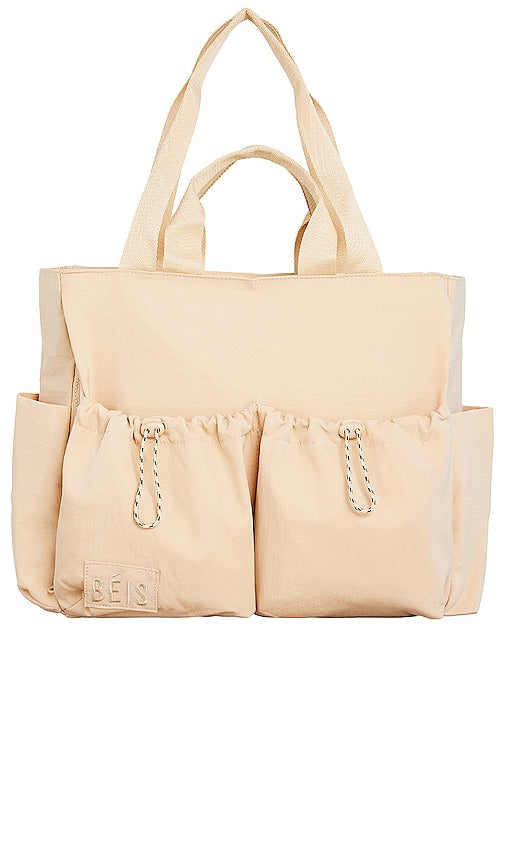 BEIS The Sport Carryall in Beige
