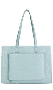 BEIS Croc Work Tote in Slate