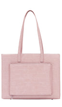 BEIS Croc Work Tote in Pink