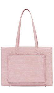 BEIS Croc Work Tote in Pink