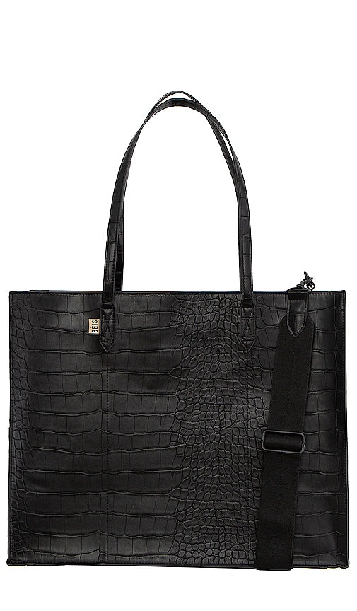 BEIS The Large Work Tote in Black