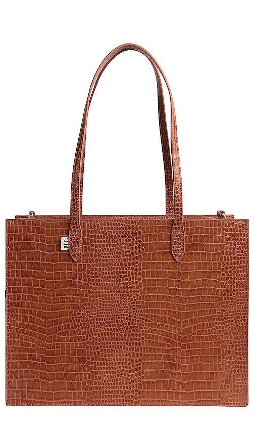 BEIS The Work Tote in Cognac