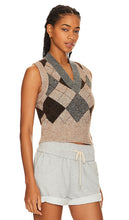 BEVERLY HILLS x REVOLVE Argyle Vest in Beige