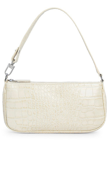 BY FAR Rachel Bag in Ivory