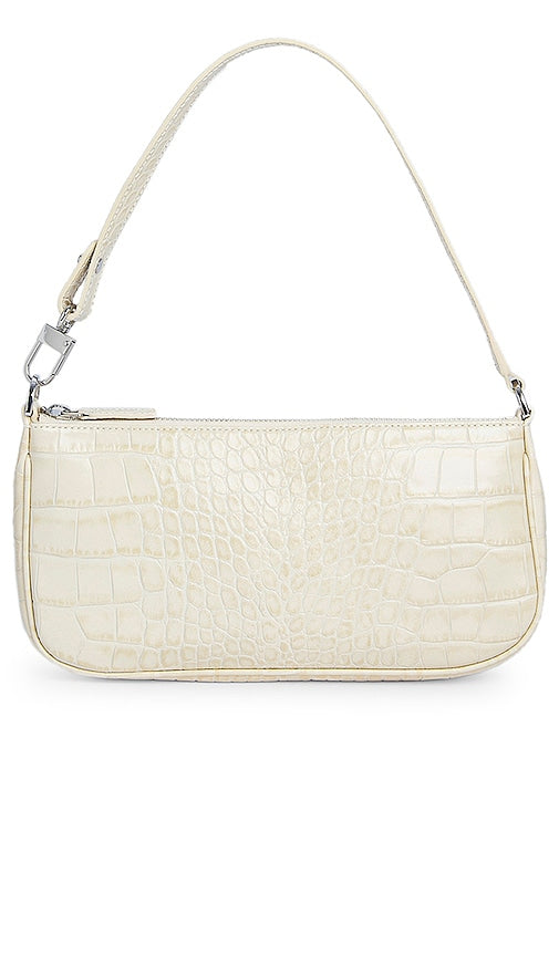BY FAR Rachel Bag in Ivory