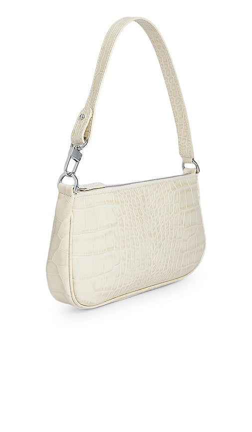 BY FAR Rachel Bag in Ivory