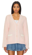 BCBGeneration Stripe Cardigan in Rose