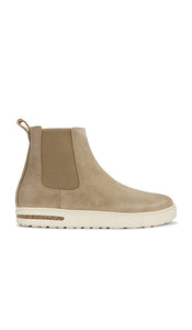 BIRKENSTOCK Bend Chelsea Boot in Cream | Men's Boots in Taupe