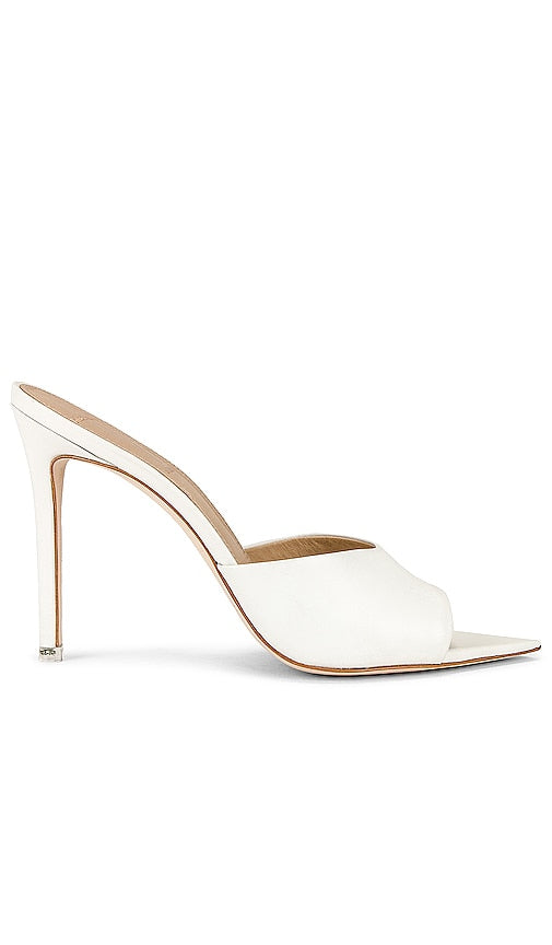 BLACK SUEDE STUDIO Bella Mule in White - BLACK SUEDE STUDIO Mule Bella en blanc - 黑色麂皮 STUDIO Bella 白色穆勒鞋 - BLACK SUEDE STUDIO Bella Mule in Weiß - BLACK SUEDE STUDIO 벨라 뮬 화이트 색상 - STUDIO IN CAMOSCIO NERO Bella Mule in bianco