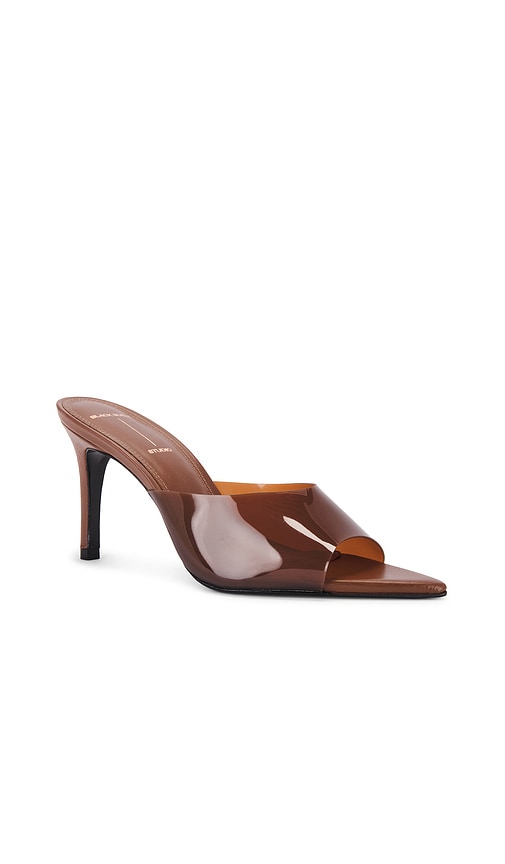 BLACK SUEDE STUDIO Belle 80 Mule in Brown