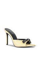 BLACK SUEDE STUDIO Brea Bow Mule in Neutral
