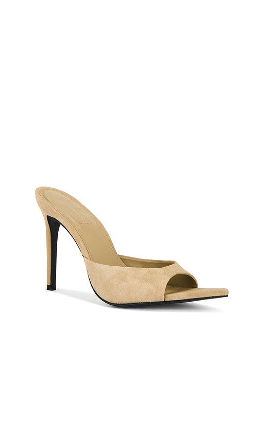 BLACK SUEDE STUDIO Brea Mule in Beige