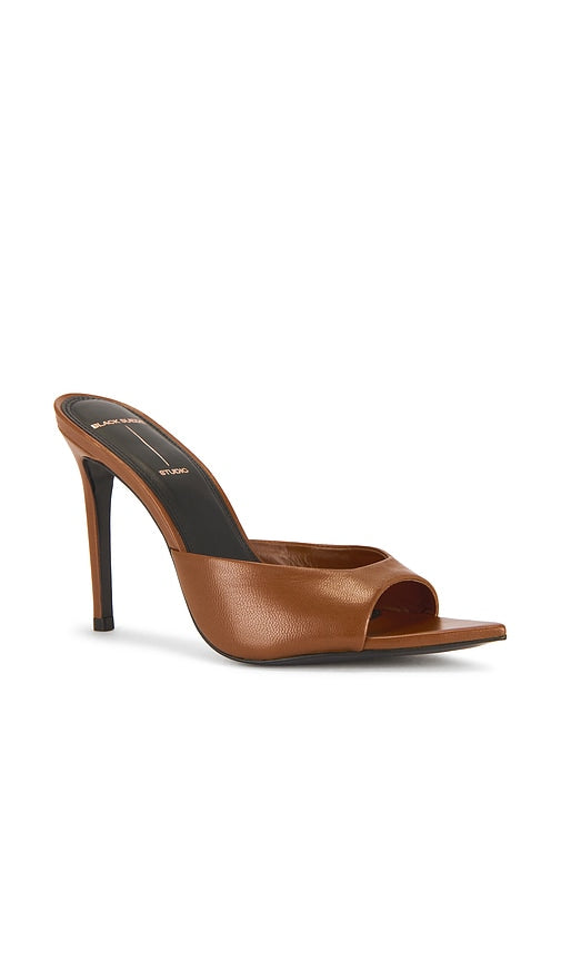 BLACK SUEDE STUDIO Brea Mule in Brown