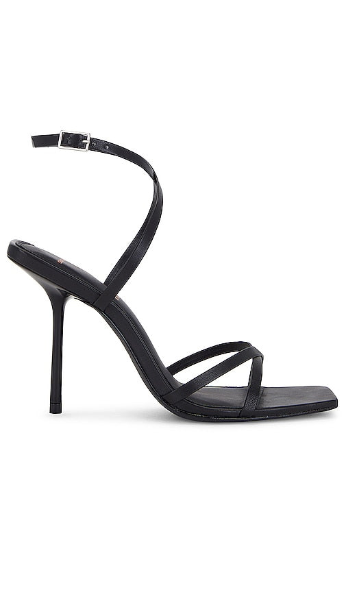 BLACK SUEDE STUDIO Gemma Heel Sandal in Black - BLACK SUEDE STUDIO Sandale à talon Gemma en noir - 黑色麂皮 STUDIO Gemma 黑色高跟凉鞋 - BLACK SUEDE STUDIO Gemma Heel Sandale in Schwarz - BLACK SUEDE STUDIO 젬마 힐 샌들 블랙 색상 - STUDIO IN CAMOSCIO NERO Sandalo con tacco Gemma in nero