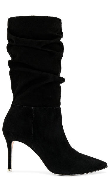 BLACK SUEDE STUDIO Geni Boot in Black - BLACK SUEDE STUDIO Geni Boot en Noir - 黑色麂皮 STUDIO Geni 黑色靴子 - BLACK SUEDE STUDIO Geni Boot in Schwarz - BLACK SUEDE STUDIO 제니 부츠블랙 색상 - Stivale Geni STUDIO IN CAMOSCIO NERO in nero