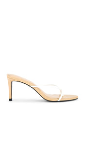 BLACK SUEDE STUDIO Jade 65 Sandal in Tan | Toast Leather Heeled Sandals for Women