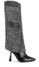 BLACK SUEDE STUDIO Martine Cargo Boot in Black - BLACK SUEDE STUDIO Botte cargo Martine en noir - 黑色麂皮 STUDIO Martine 黑色工装靴 - BLACK SUEDE STUDIO Martine Cargo Boot in Schwarz - BLACK SUEDE STUDIO 블랙 색상의 Martine 카고 부츠 - Stivale cargo Martine STUDIO IN CAMOSCIO NERO in nero